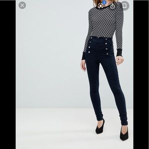 karen millen high waisted jeans